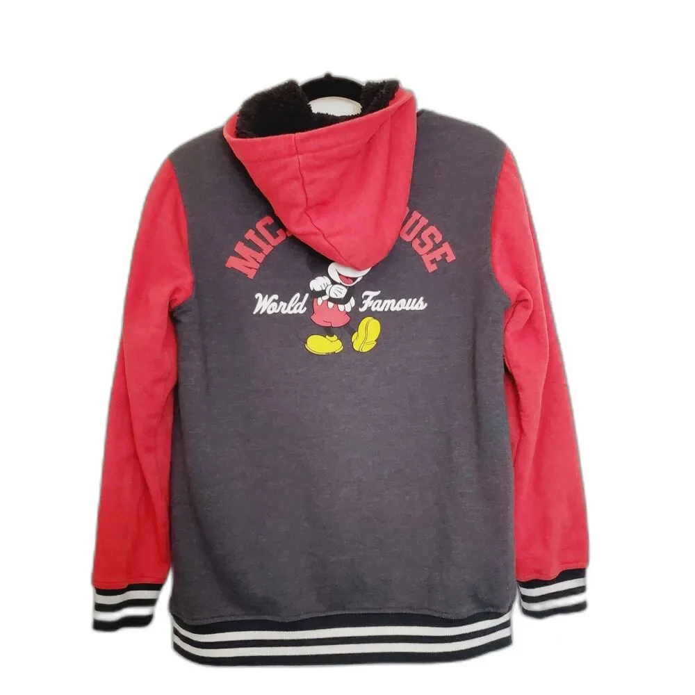 Disney Mickey Mouse Boys Hoodie Zip Front Size XL GUC - Picture 3 of 10
